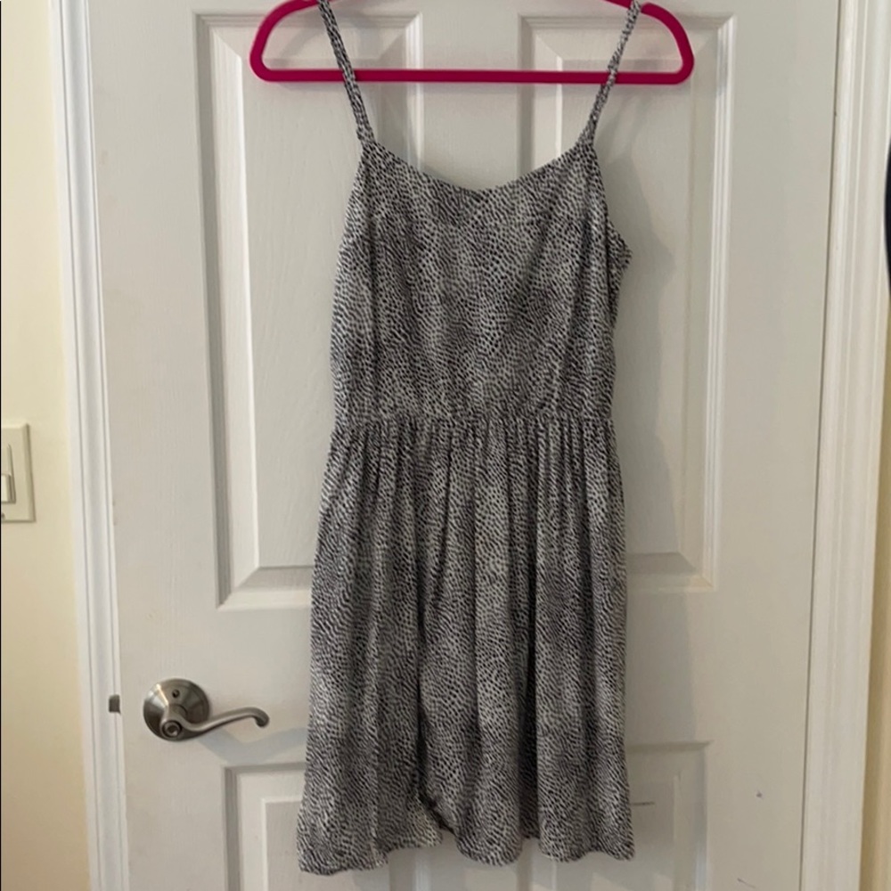 Aqua Animal Print Dress